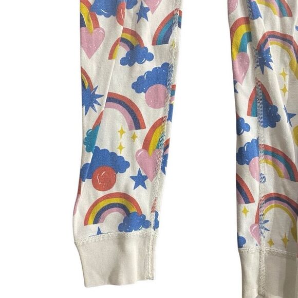 Hanna Andersson size 8 sleep pants rainbows - Picture 3 of 4